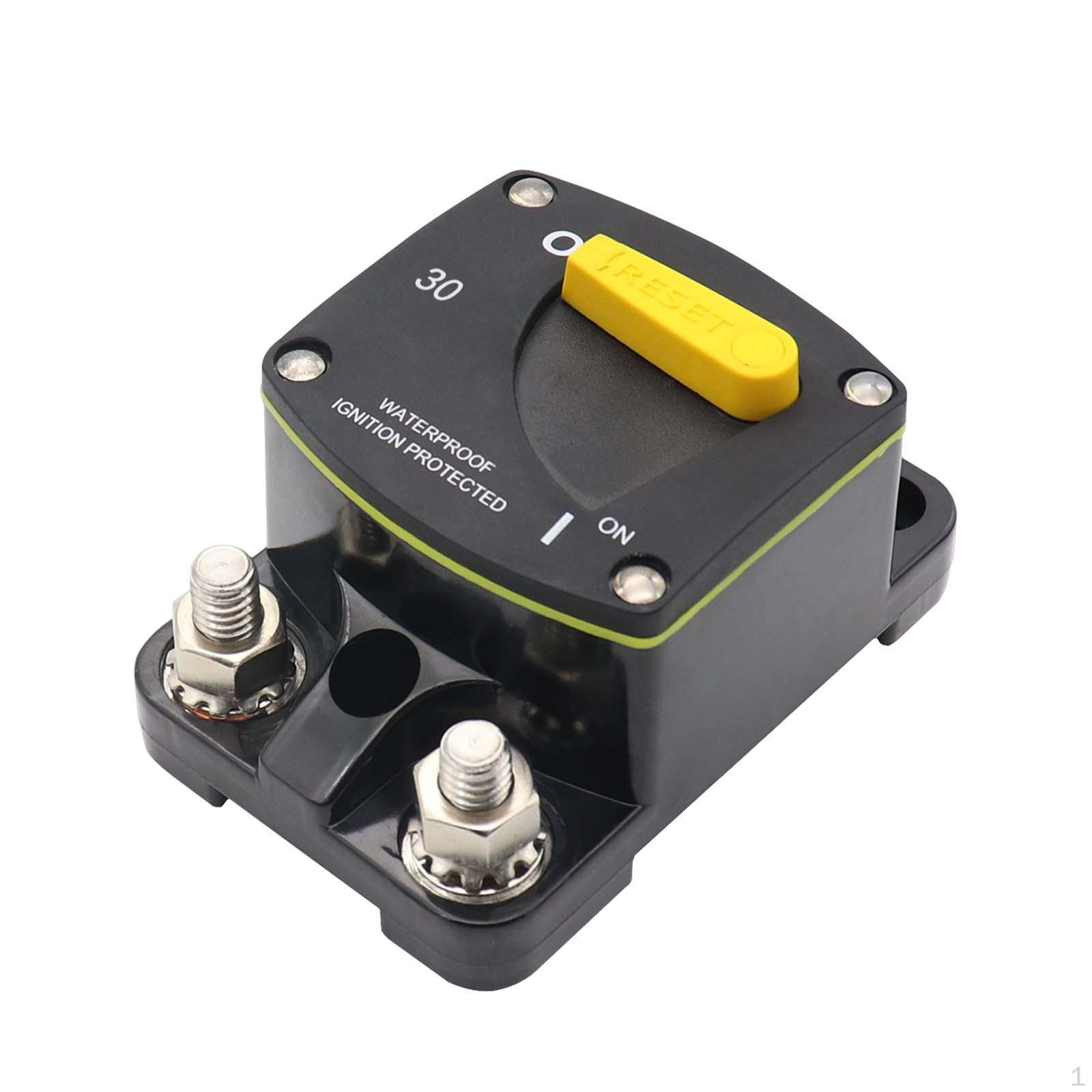 Автоматический выключатель постоянного тока 48 В с ручным сбросом для троллинговых двигателей, прочный 30A
Автоматический выключатель постоянного тока 48 В с ручным сбросом для троллинговых двигателей, прочный 30A