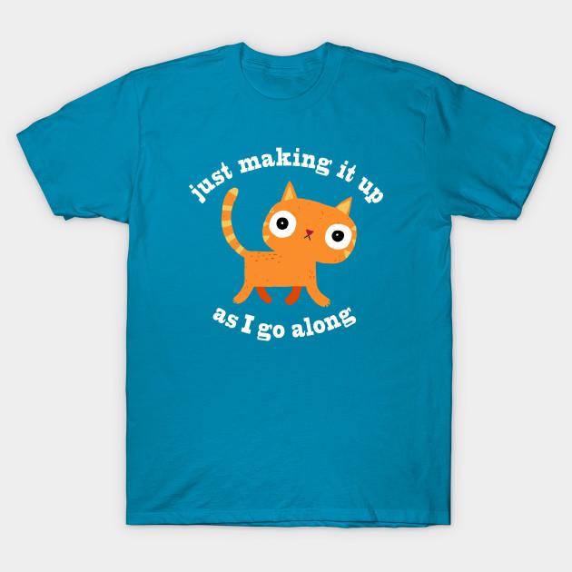 Men Black Print T-shirt Cat: Just Making It Up No-Cut Transfer Paper Print Cotton Tshirt 4XL чирковий
Men Black Print T-shirt Cat: Just Making It Up No-Cut Transfer Paper Print Cotton Tshirt 4XL чирковий