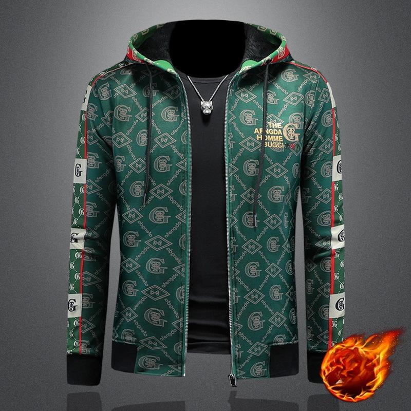 Winter new velvet thickened men s hooded jacket trendy fashion printed casual warm jacket 9555Y 5XL зелений
Winter new velvet thickened men s hooded jacket trendy fashion printed casual warm jacket 9555Y 5XL зелений