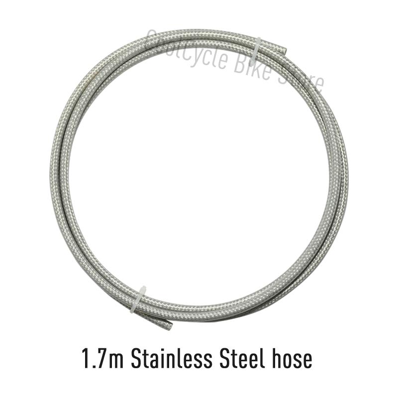Hydraulic Disc Brake Stainless Steel Hose Connector for SHIMANO BH90 MAGURA SRAM Avid Banjo Oil Needle Olive Head 1.7m Sliver
Hydraulic Disc Brake Stainless Steel Hose Connector for SHIMANO BH90 MAGURA SRAM Avid Banjo Oil Needle Olive Head 1.7m Sliver