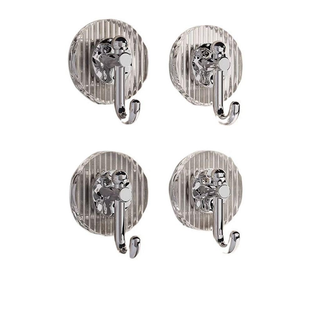 4pcs No Drilling Light Luxury Hook Plastic Door Back Hook Multi-functional Key Holder Bathroom Silver-4Pcs
4pcs No Drilling Light Luxury Hook Plastic Door Back Hook Multi-functional Key Holder Bathroom Silver-4Pcs