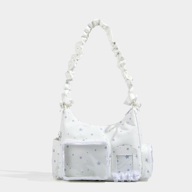 Star Print Lace Shoulder Crossbody Bags for Women Large Capacity Multi-Pocket Student Ita Bag Girls Pleated Strap Handbags Tote бежевый
Star Print Lace Shoulder Crossbody Bags for Women Large Capacity Multi-Pocket Student Ita Bag Girls Pleated Strap Handbags Tote бежевый