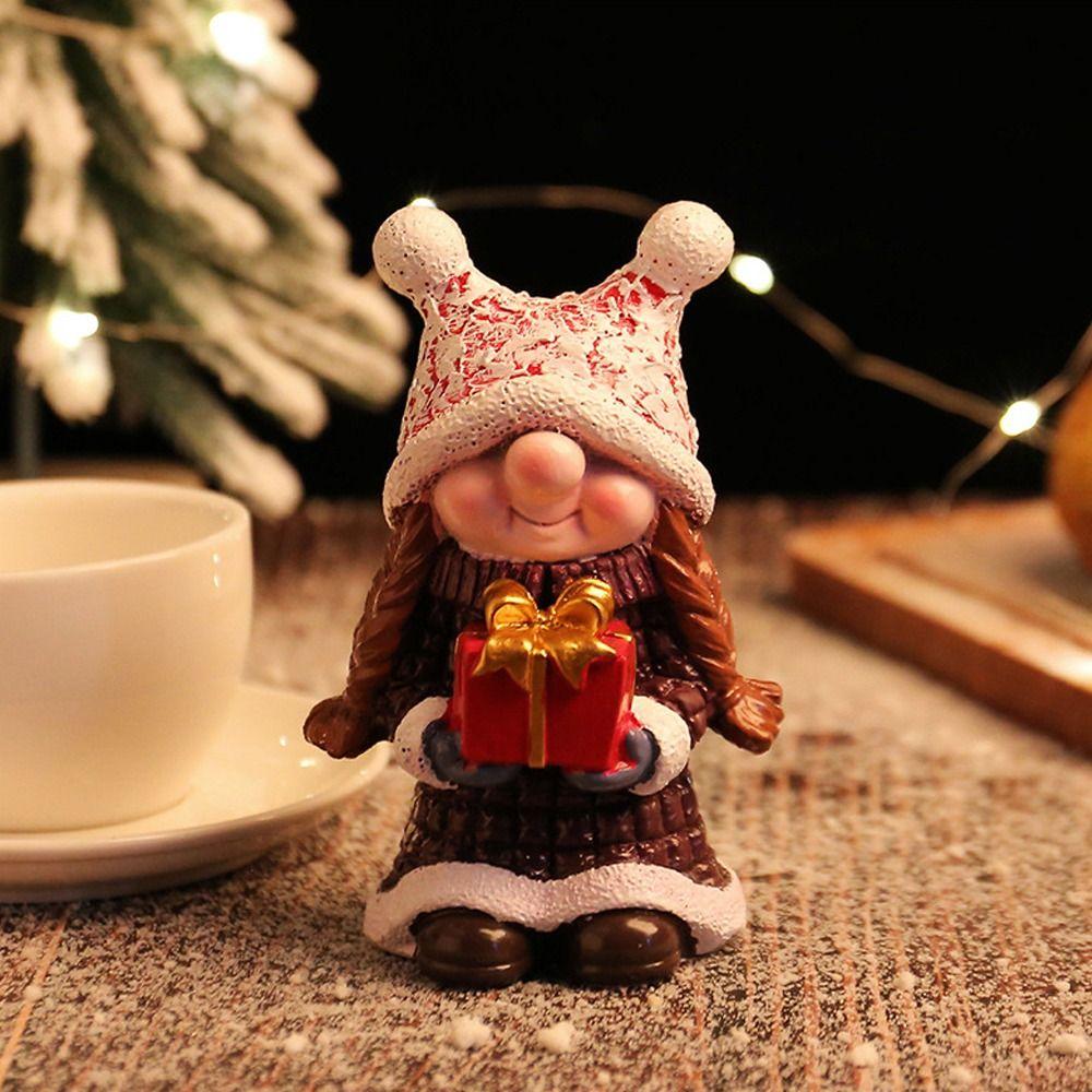Изделия из смолы Фигурка безликого гнома Ретро Веселые рождественские украшения Домашний рождественский декор Style 2
Изделия из смолы Фигурка безликого гнома Ретро Веселые рождественские украшения Домашний рождественский декор Style 2
