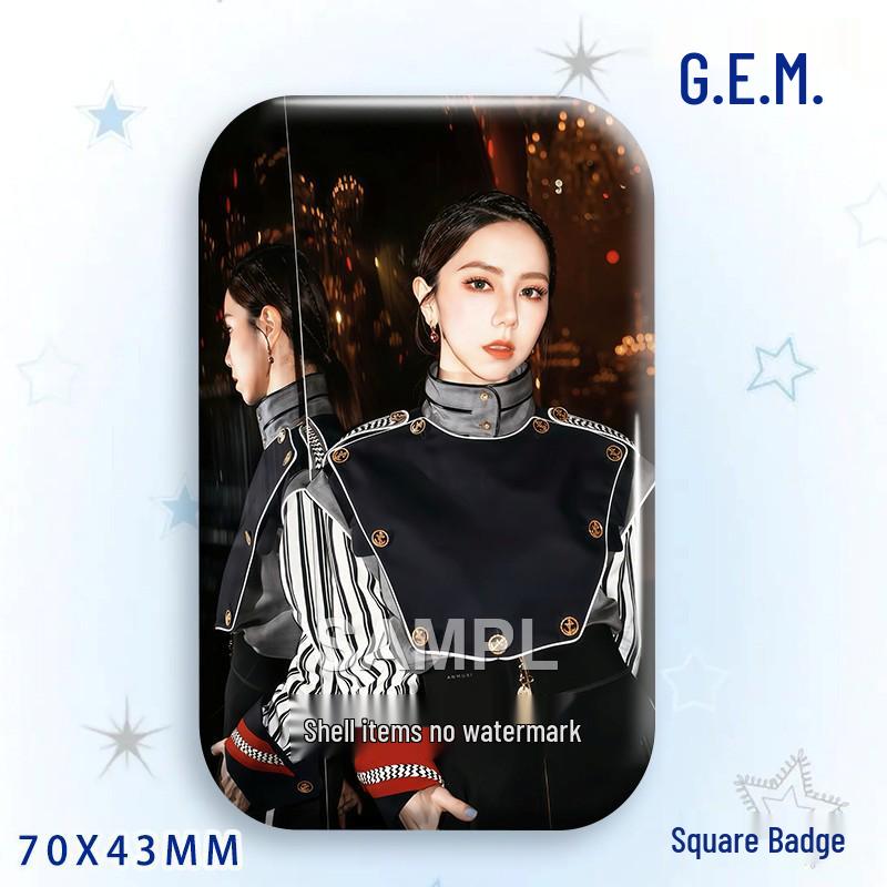 G.E.M. Concert Star Laser Acrylic Standee & Badge Set Badge 70x43mm - Bright Film
G.E.M. Concert Star Laser Acrylic Standee & Badge Set Badge 70x43mm - Bright Film