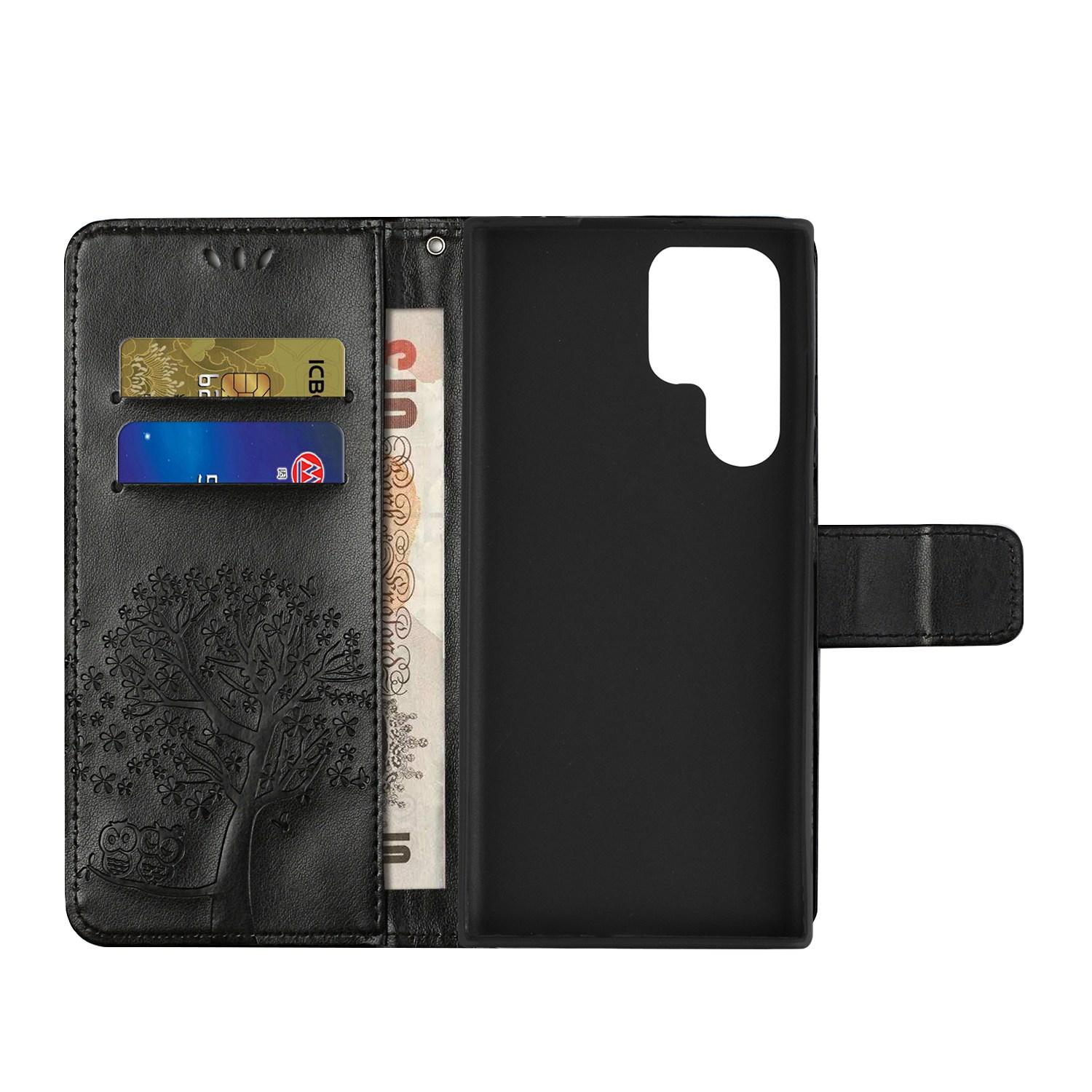 For Samsung Galaxy S24 Ultra Case Owl Tree Imprinted PU Leather Phone Wallet Cover Black
For Samsung Galaxy S24 Ultra Case Owl Tree Imprinted PU Leather Phone Wallet Cover Black