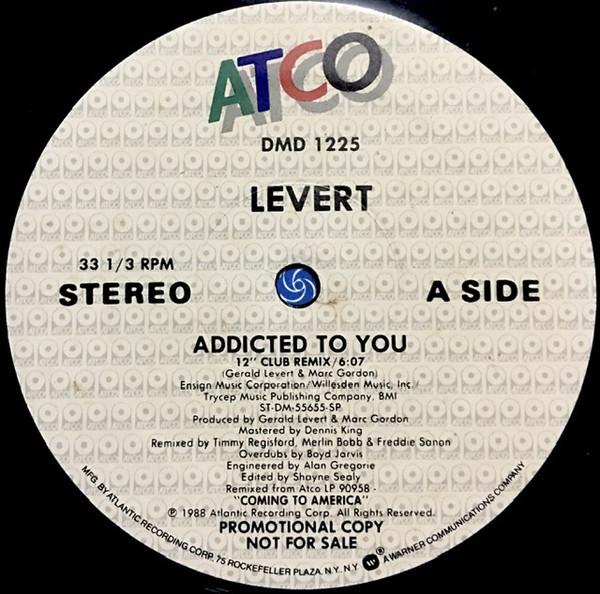 12inch Record LEVERT - Addicted To You LEVERTPROMO ATCO RECORDS 1988 US Dance & Electronica Used
12inch Record LEVERT - Addicted To You LEVERTPROMO ATCO RECORDS 1988 US Dance & Electronica Used