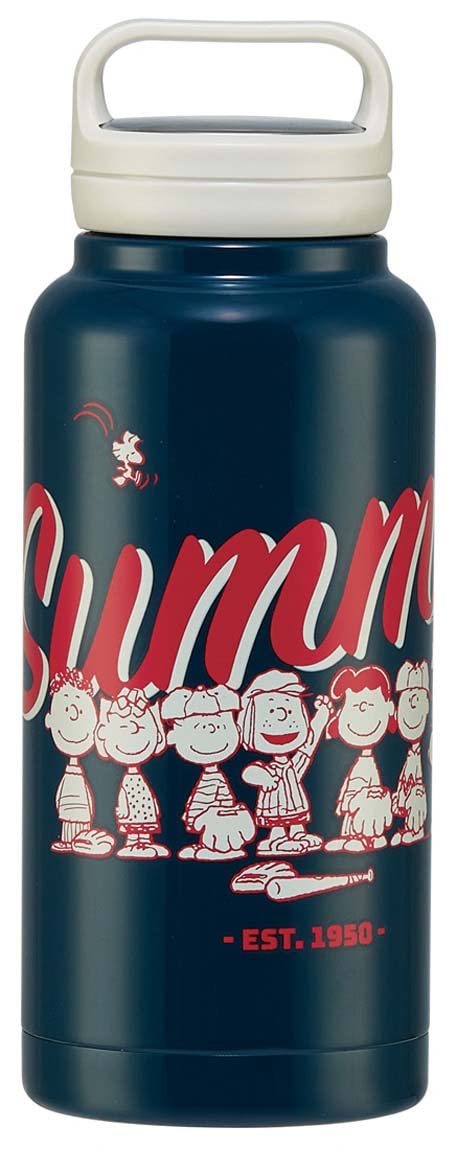 Skater Stainless Steel Mug Bottle 1000ml with Screw Handle Snoopy Thermal/Cold STSC10-A
Skater Stainless Steel Mug Bottle 1000ml with Screw Handle Snoopy Thermal/Cold STSC10-A