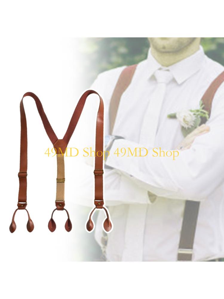 49MD Adjustable Suspenders Belt PU Suspenders Perfect for Casual Occasion CN
49MD Adjustable Suspenders Belt PU Suspenders Perfect for Casual Occasion CN