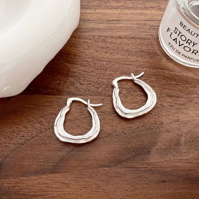 ANENJERY Геометричні сережки-кільця з нерегулярною текстурою Жіночі витончені модні ювелірні вироби срібного кольору срібний
ANENJERY Геометричні сережки-кільця з нерегулярною текстурою Жіночі витончені модні ювелірні вироби срібного кольору срібний