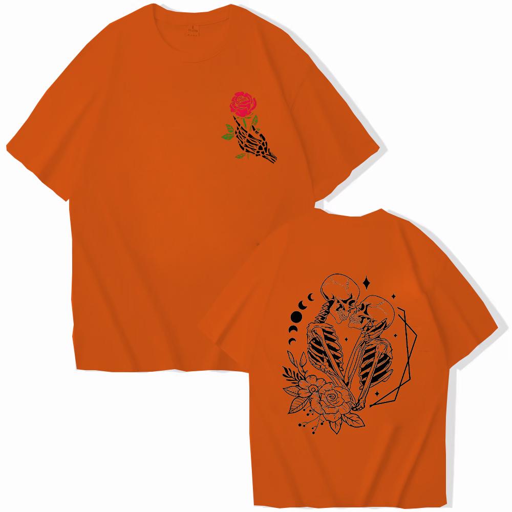 Skull Hand and Rose Ladies Clothing Tshirts Short Sleeve Tees Fashion Halloween Graphic Tees RoUnisextic Skeleton FeUnisex Clothes 4XL
Skull Hand and Rose Ladies Clothing Tshirts Short Sleeve Tees Fashion Halloween Graphic Tees RoUnisextic Skeleton FeUnisex Clothes 4XL