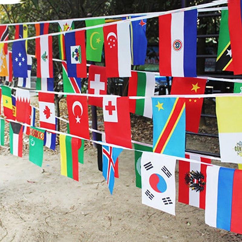 SKY FLAG 25-65M 14x21cm 20x30cm 100-200 pcs Countries String Flag World Banner Bunting bar home party decoration 14x21cm 24pcs
SKY FLAG 25-65M 14x21cm 20x30cm 100-200 pcs Countries String Flag World Banner Bunting bar home party decoration 14x21cm 24pcs