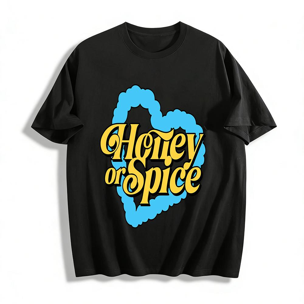 American Retro Honey or Spice Heart Cloud Print Casual T-Shirt Unisex Loose Crewneck Top Pure cotton T-shirt 6XL
American Retro Honey or Spice Heart Cloud Print Casual T-Shirt Unisex Loose Crewneck Top Pure cotton T-shirt 6XL