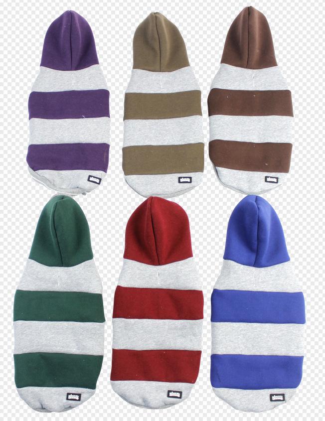 Свитшот с капюшоном для маленьких собак - Хлопковая одежда для питомцев на осень и зиму Small синий