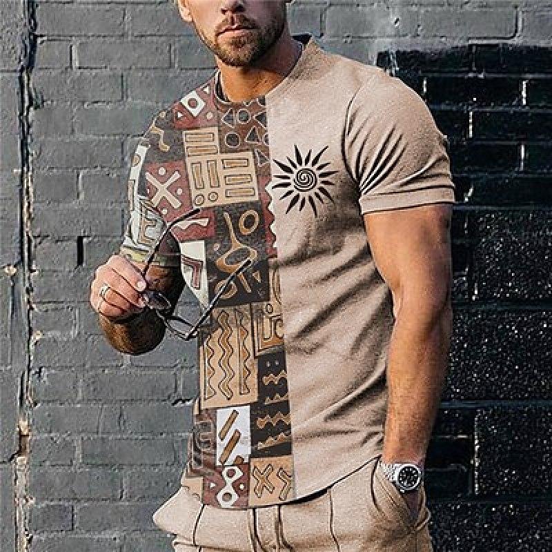 Men s T shirt Tee Graphic Tribal Crew Neck Clothing Apparel 3D Print Outdoor Daily Short Sleeve Print Designer Vintage Ethnic
Men s T shirt Tee Graphic Tribal Crew Neck Clothing Apparel 3D Print Outdoor Daily Short Sleeve Print Designer Vintage Ethnic