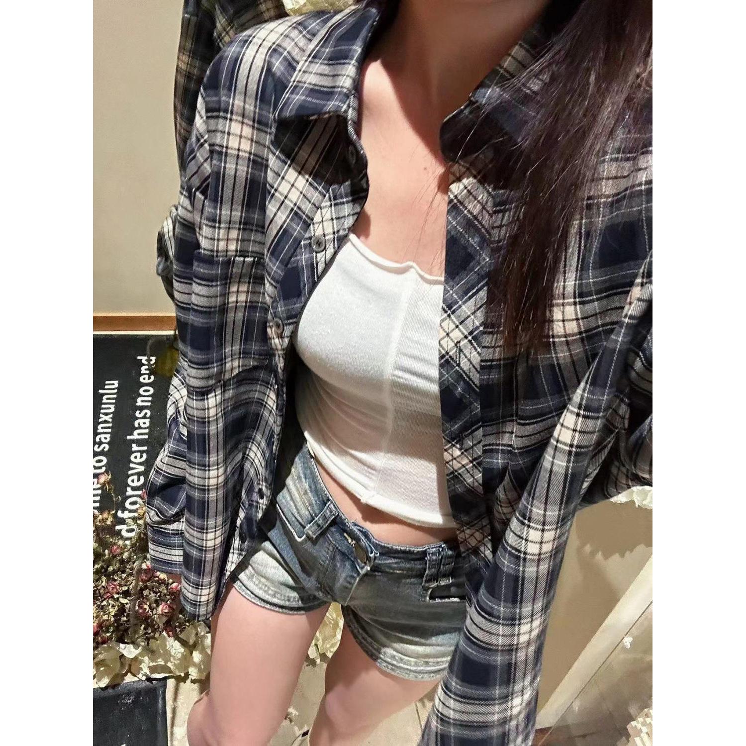 Women s Versatile Plaid Shirt Jacket - Autumn/Summer Casual Cardigan & Sunscreen Layer M
Women s Versatile Plaid Shirt Jacket - Autumn/Summer Casual Cardigan & Sunscreen Layer M