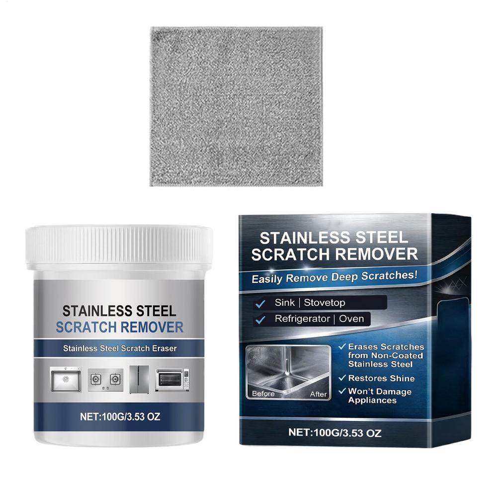 100G Stainless Steel Cleaning Paste Pot Pan Black Dirts Cleaner Oven Polishing Scratch Rust Remover Cookware Cleaning Cream 100g
100G Stainless Steel Cleaning Paste Pot Pan Black Dirts Cleaner Oven Polishing Scratch Rust Remover Cookware Cleaning Cream 100g