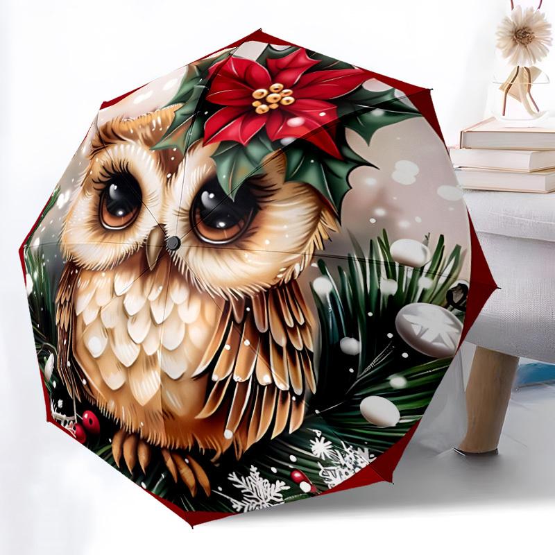 1pc Owl Print Automatic Open/Close Umbrella - Compact Travel Umbrella, Gift for Birthday, Holiday yy260106073
1pc Owl Print Automatic Open/Close Umbrella - Compact Travel Umbrella, Gift for Birthday, Holiday yy260106073