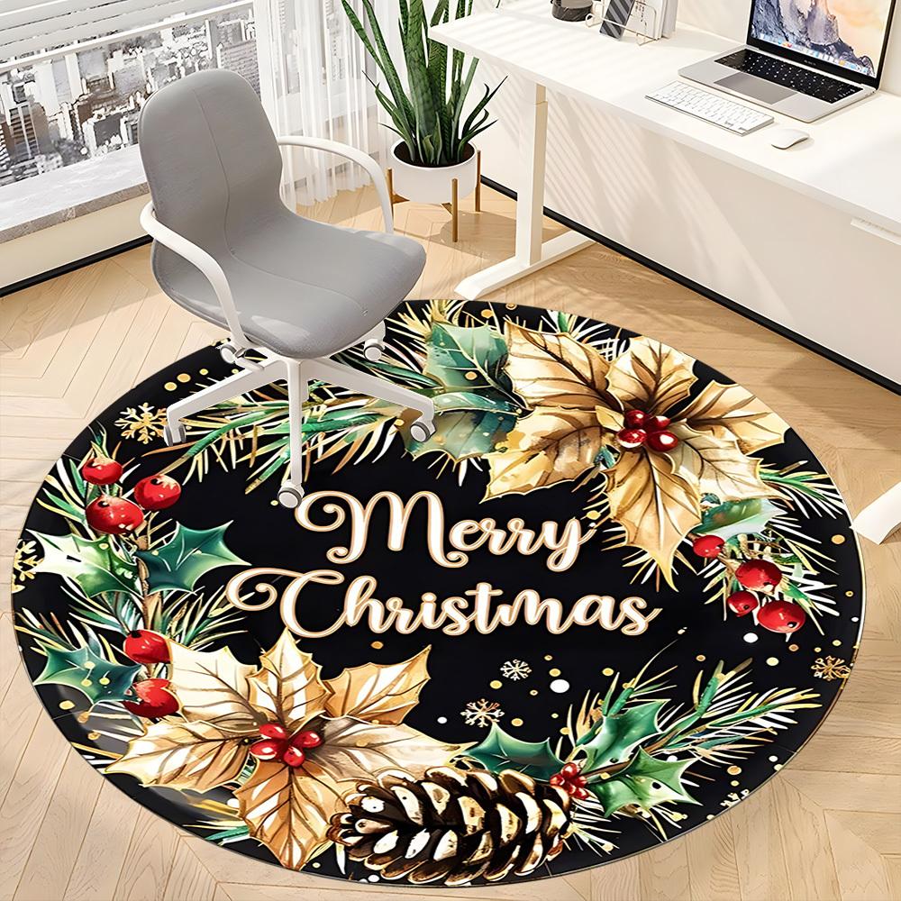 1PC Christmas Decorations Chair Carpet for Office Non-Slip, Lightweight, Machine Washable Rug for Office, Sleeping, Room - Holiday Decoryy251009102 80cm by 80cm
1PC Christmas Decorations Chair Carpet for Office Non-Slip, Lightweight, Machine Washable Rug for Office, Sleeping, Room - Holiday Decoryy251009102 80cm by 80cm