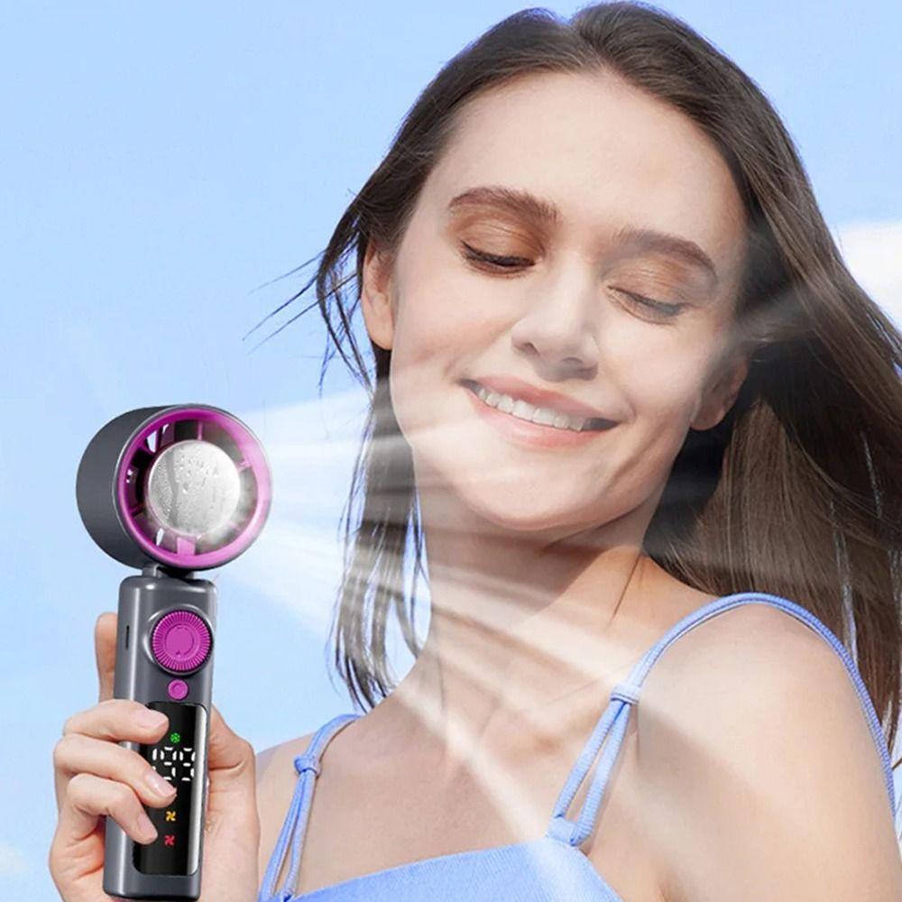 with Digital Display Mini Handheld Fan Semiconductor Refrigeration Portable Cooling Fan Dormitory білий
with Digital Display Mini Handheld Fan Semiconductor Refrigeration Portable Cooling Fan Dormitory білий