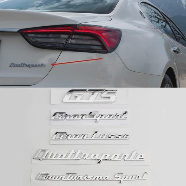 Задняя эмблема автомобиля, наклейка, аксессуары для Grantuanismo Sport GTS Granlusso Quattroporte Gransport, авто эмблема багажника, наклейка
Задняя эмблема автомобиля, наклейка, аксессуары для Grantuanismo Sport GTS Granlusso Quattroporte Gransport, авто эмблема багажника, наклейка