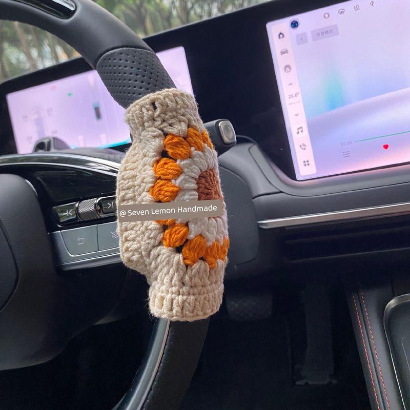 Finished Product | Hand-Woven Car Steering Wheel Cover Knitting Blocking Wear-Resistant Hand Sweat-Absorbing Protective Cover 13cm Milk Tea Color 1 Pair (2 Pieces in Total)
Finished Product | Hand-Woven Car Steering Wheel Cover Knitting Blocking Wear-Resistant Hand Sweat-Absorbing Protective Cover 13cm Milk Tea Color 1 Pair (2 Pieces in Total)