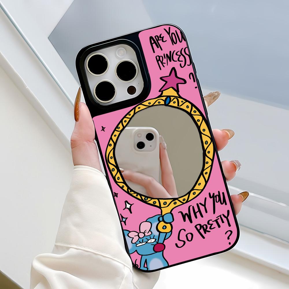 Зеркальный чехол для телефона для iPhone 15 11 13 14 для 15 16 Pro Max 12 13 16 Pro Чехол для телефона в милом стиле с облаками, цветами и животными iPhone 16 чёрный
Зеркальный чехол для телефона для iPhone 15 11 13 14 для 15 16 Pro Max 12 13 16 Pro Чехол для телефона в милом стиле с облаками, цветами и животными iPhone 16 чёрный