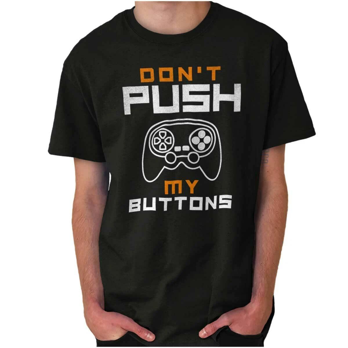 Video Game Attitude Don t Push My Buttons Womens or Mens Crewneck 100% Cotton T-shirt Mens Tees Top Tee XL
Video Game Attitude Don t Push My Buttons Womens or Mens Crewneck 100% Cotton T-shirt Mens Tees Top Tee XL