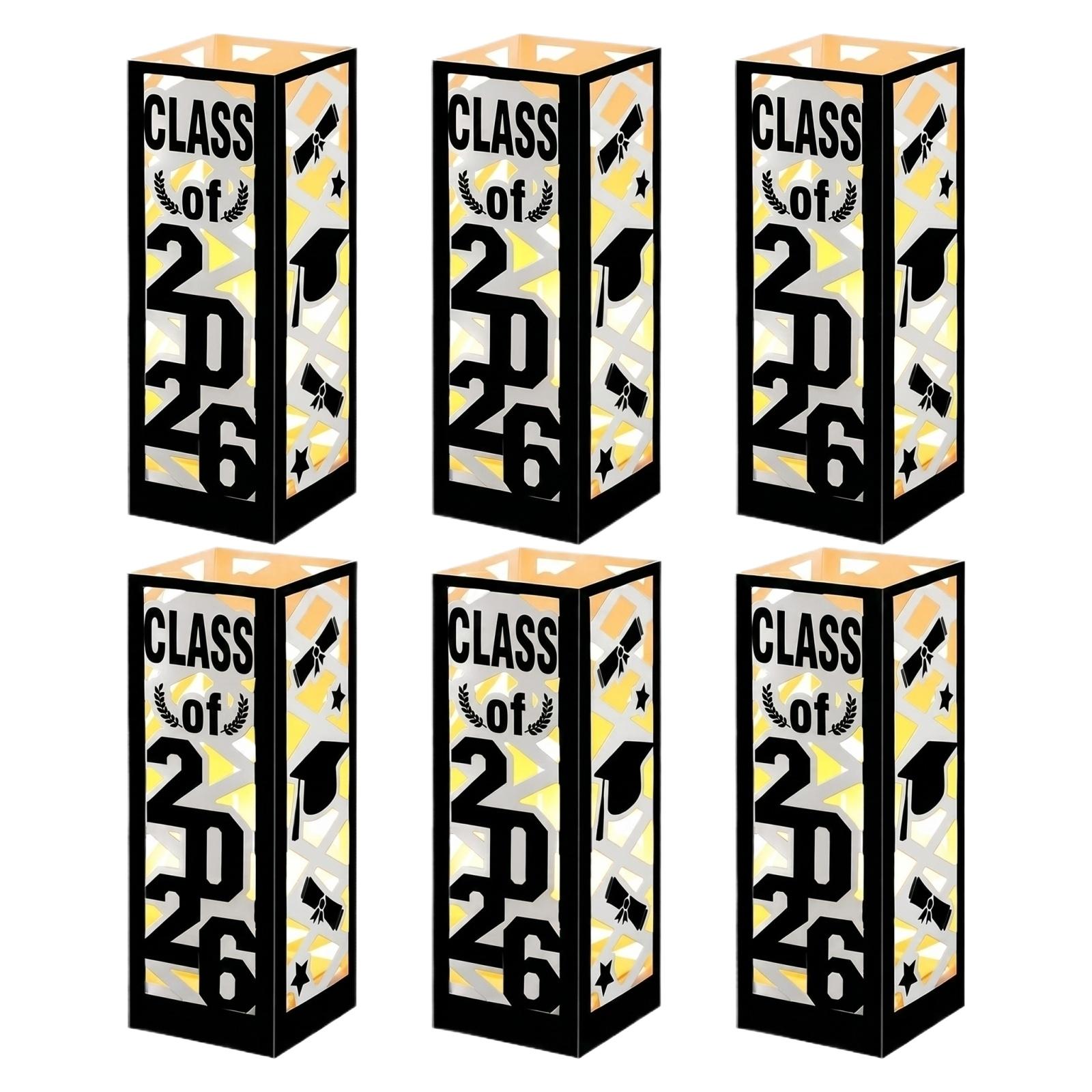 2026 Graduation Decorations Table Centerpieces Boxes, Black Paper Boxes With String Lights Hollow Out For College Table Decorations Grad Party One Size чёрный
2026 Graduation Decorations Table Centerpieces Boxes, Black Paper Boxes With String Lights Hollow Out For College Table Decorations Grad Party One Size чёрный