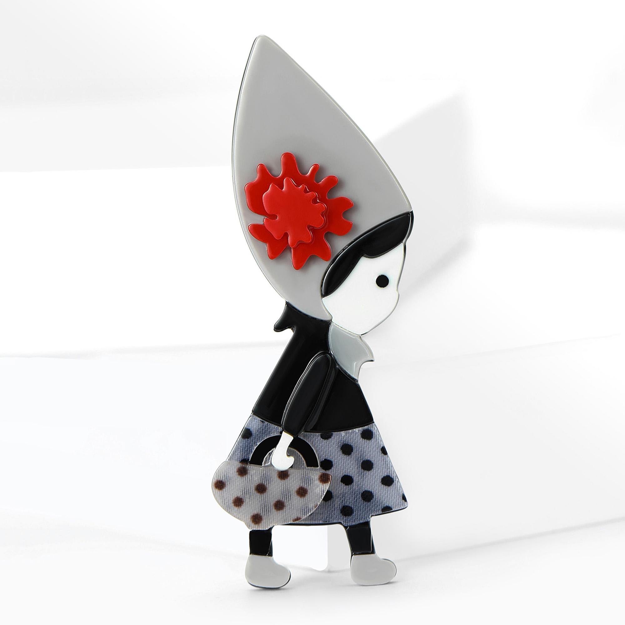 Classic Acrylic Little Girl Brooches for Women Figure Pin Character Lapel Pins Event Party Gifts Jewelry Decoration Accessories
Classic Acrylic Little Girl Brooches for Women Figure Pin Character Lapel Pins Event Party Gifts Jewelry Decoration Accessories