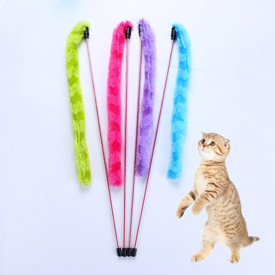 Кошачий прогноз, яркий цвет, плюшевый разрушитель, большой колокольчик, интерактивные забавные игрушки для домашних животных