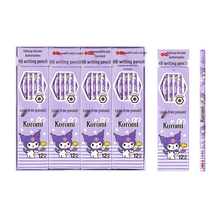 Kuromi Cute HB Hexagonal Non-toxic Cartoon Pencils for Children HB
Kuromi Cute HB Hexagonal Non-toxic Cartoon Pencils for Children HB