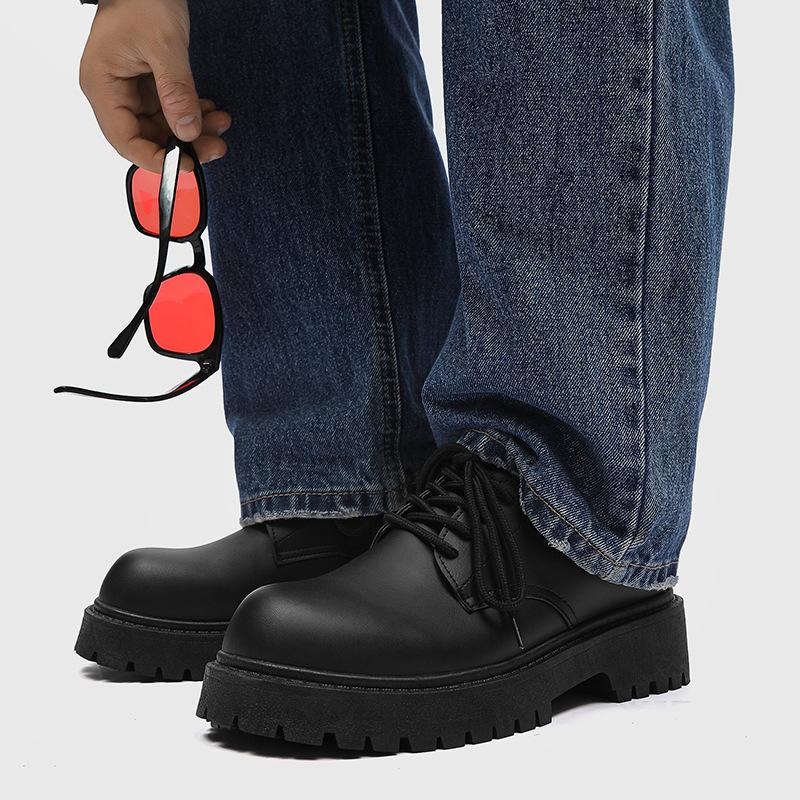 Four Seasons Combination Men s Japanese Versatile Live Small Leather Shoes Fashion Retro Martin Boots Platform Big Head Outdoor Shoes 39
Four Seasons Combination Men s Japanese Versatile Live Small Leather Shoes Fashion Retro Martin Boots Platform Big Head Outdoor Shoes 39