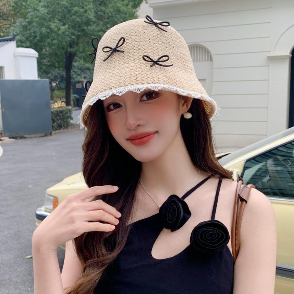 Sunshade Sunscreen Fisherman Hat Lace Women s Sun Hat Fashion Bow Straw Hat Beach бежевий
Sunshade Sunscreen Fisherman Hat Lace Women s Sun Hat Fashion Bow Straw Hat Beach бежевий