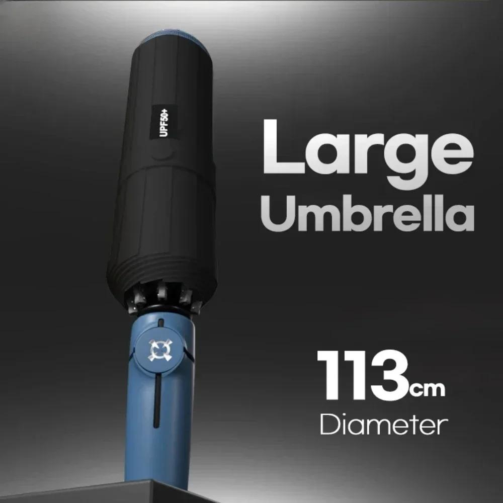 Automatic Umbrella UV Blocking Large Folding Sun Umbrella for Men Women Sunshade Umbrella Windproof Strong Free Shipping iron
Automatic Umbrella UV Blocking Large Folding Sun Umbrella for Men Women Sunshade Umbrella Windproof Strong Free Shipping iron