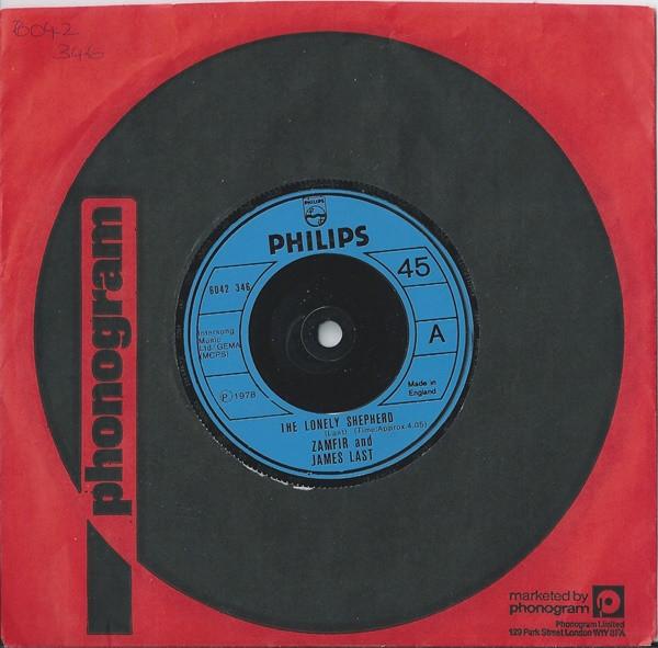 7inch Record GHEORGHE ZAMFIR & JAMES LAST - The Lonely Shepherd / Nadjenka 6042346 Philips 1978 UK Jazz Used
7inch Record GHEORGHE ZAMFIR & JAMES LAST - The Lonely Shepherd / Nadjenka 6042346 Philips 1978 UK Jazz Used