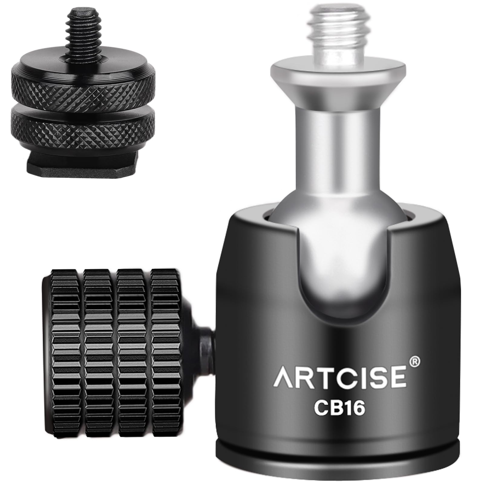 ARTCISE Small Ball Free Head с горячим башмаком, дюймовый легкий алюминиевый сплав, мини-штатив, 360-градусная панорамная камера, совместимая с нагрузкой DSLR
ARTCISE Small Ball Free Head с горячим башмаком, дюймовый легкий алюминиевый сплав, мини-штатив, 360-градусная панорамная камера, совместимая с нагрузкой DSLR