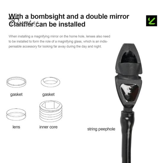 Archery Peep Sights for Compound Bow Rubber Tube Peep Sights Bow String Tubing for Hunting Shoot Target Accessories чорний
Archery Peep Sights for Compound Bow Rubber Tube Peep Sights Bow String Tubing for Hunting Shoot Target Accessories чорний