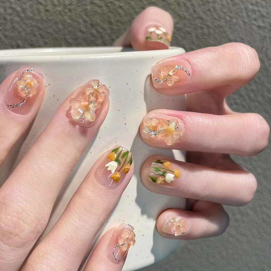 Короткий стиль для ногтей ручной работы Pure Desire Tulip Premium Feel Summer Flower Nail Patch
Короткий стиль для ногтей ручной работы Pure Desire Tulip Premium Feel Summer Flower Nail Patch