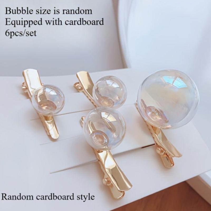 6pcs/1set Adorable Hair Accessories Set - Colorful Metal Duckbill Side Clips for Short Hair, Simple yet Stylish Hair Holders
6pcs/1set Adorable Hair Accessories Set - Colorful Metal Duckbill Side Clips for Short Hair, Simple yet Stylish Hair Holders