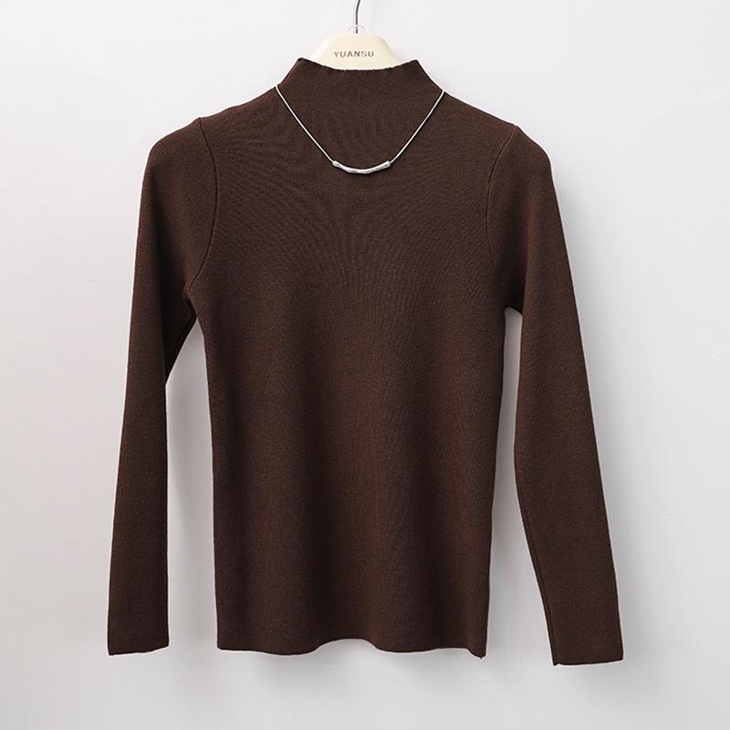 Ангоровый красный приталенный свитер с длинным рукавом и полувысоким воротником на флисе One Size кофейный
Ангоровый красный приталенный свитер с длинным рукавом и полувысоким воротником на флисе One Size кофейный