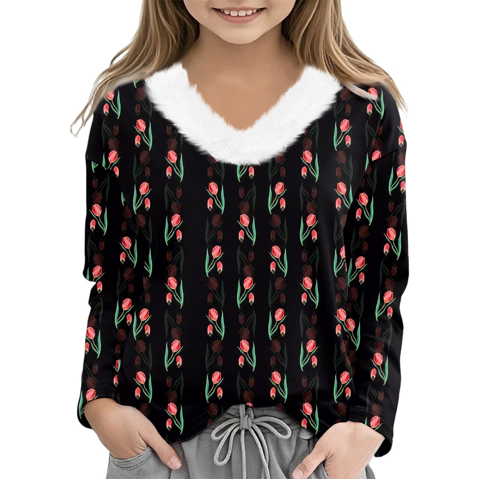 Christmas Day Girls Long Sleeve T Shirts Kids Girls V-Neck Tee Christmas Print Long Sleeve Top 100 чорний
Christmas Day Girls Long Sleeve T Shirts Kids Girls V-Neck Tee Christmas Print Long Sleeve Top 100 чорний