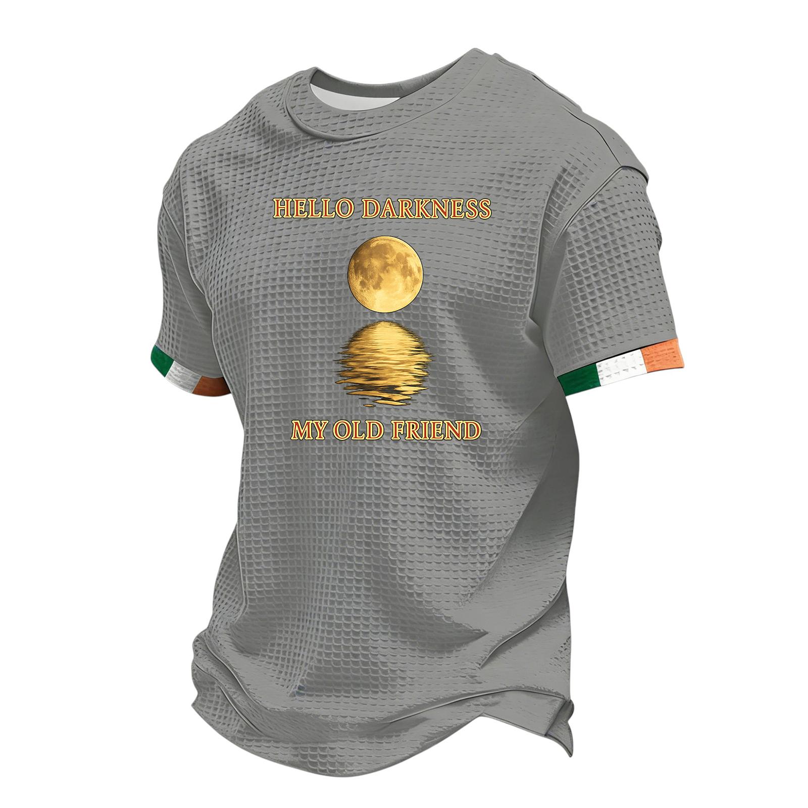 Men s St. Patrick s Day Printed Waffkle Crewneck Short Sleeve Top L
Men s St. Patrick s Day Printed Waffkle Crewneck Short Sleeve Top L