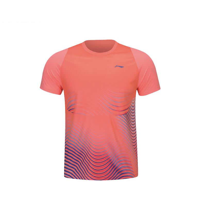 Li-Ning Полосатый принт дышащая быстросохнущая клубная футболка с коротким рукавом женские топы розовые AAYS060-2 M
Li-Ning Полосатый принт дышащая быстросохнущая клубная футболка с коротким рукавом женские топы розовые AAYS060-2 M