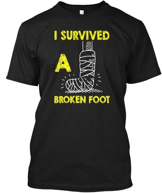 Funny I Survived A Broken Foot Recovery Meme 2 T shirt Made in USA Size S to 5XL S
Funny I Survived A Broken Foot Recovery Meme 2 T shirt Made in USA Size S to 5XL S