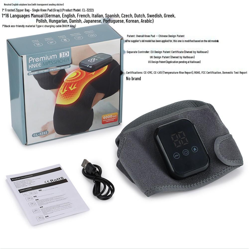 3-Gear USB-Charging Electric Shoulder and Neck Massager with Heat and Vibration 21.8*15.5*7 cm
3-Gear USB-Charging Electric Shoulder and Neck Massager with Heat and Vibration 21.8*15.5*7 cm