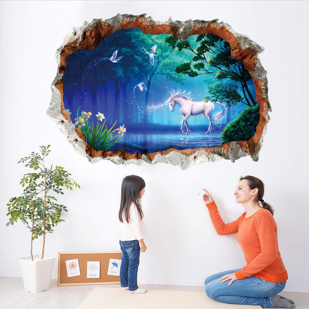 New3DForest Летающая птица Мечта Единорог Настенная наклейка Гостиная Спальня Декоративная
New3DForest Летающая птица Мечта Единорог Настенная наклейка Гостиная Спальня Декоративная