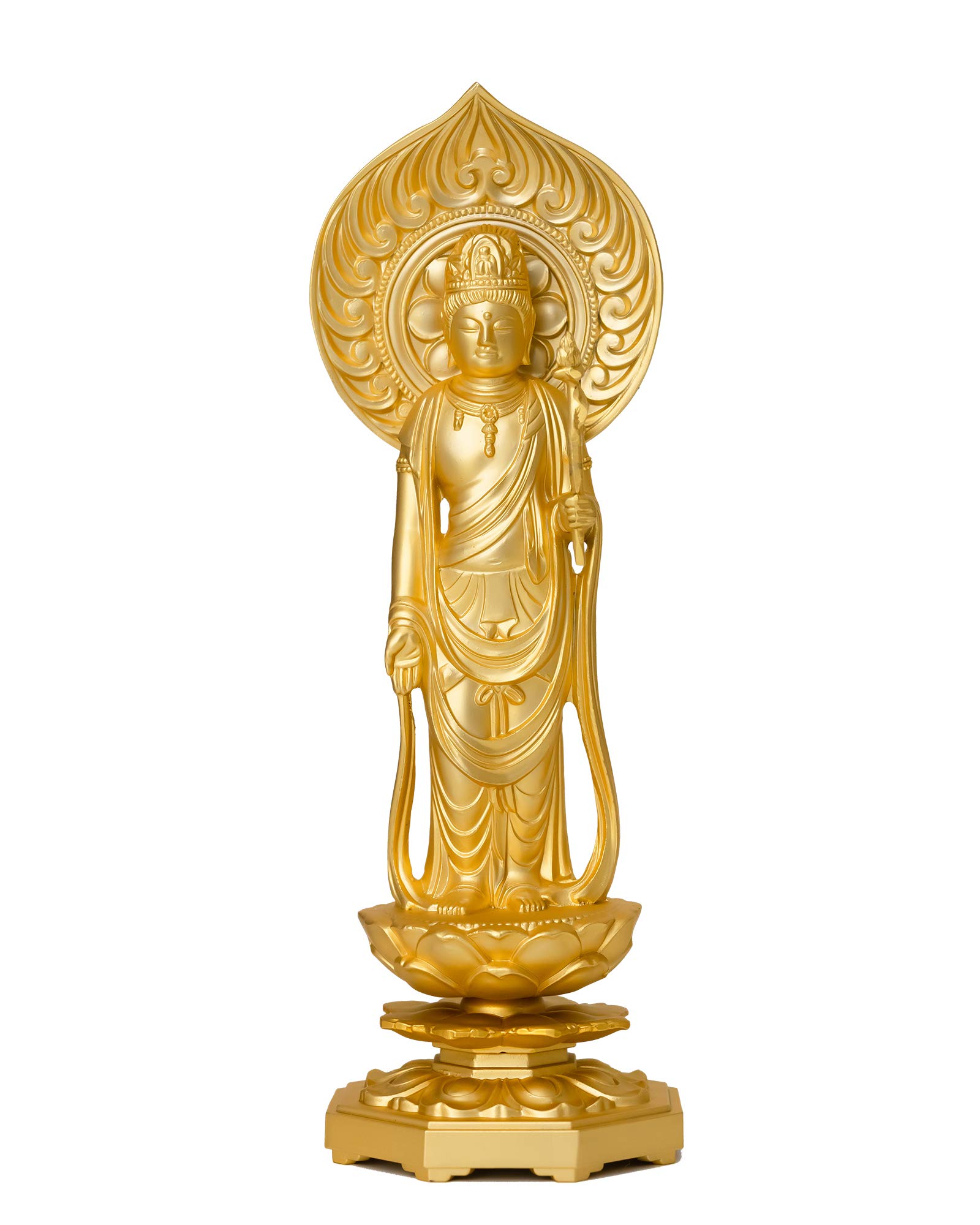 Buddhist statue Shokannon Bodhisattva 15cm Makita Shuun Original Takaoka copperware (позолоченный/24-каратное золото) Sculptor model Tendai, Shingon, Rinzai золотой
Buddhist statue Shokannon Bodhisattva 15cm Makita Shuun Original Takaoka copperware (позолоченный/24-каратное золото) Sculptor model Tendai, Shingon, Rinzai золотой