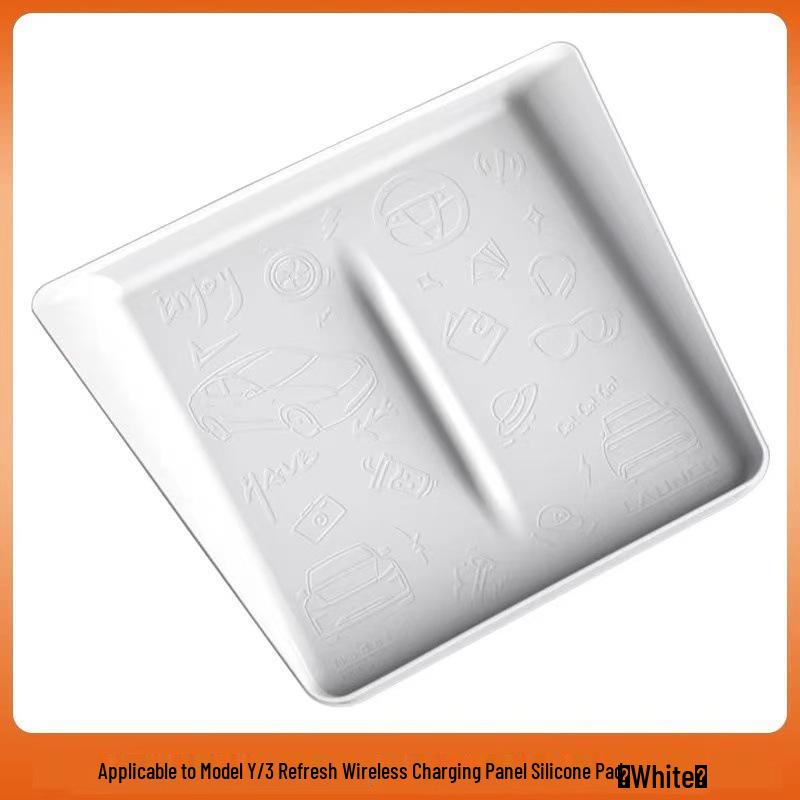 Silicone Wireless Charging Pad for Tesla Model Y - Interior Decoration
Silicone Wireless Charging Pad for Tesla Model Y - Interior Decoration