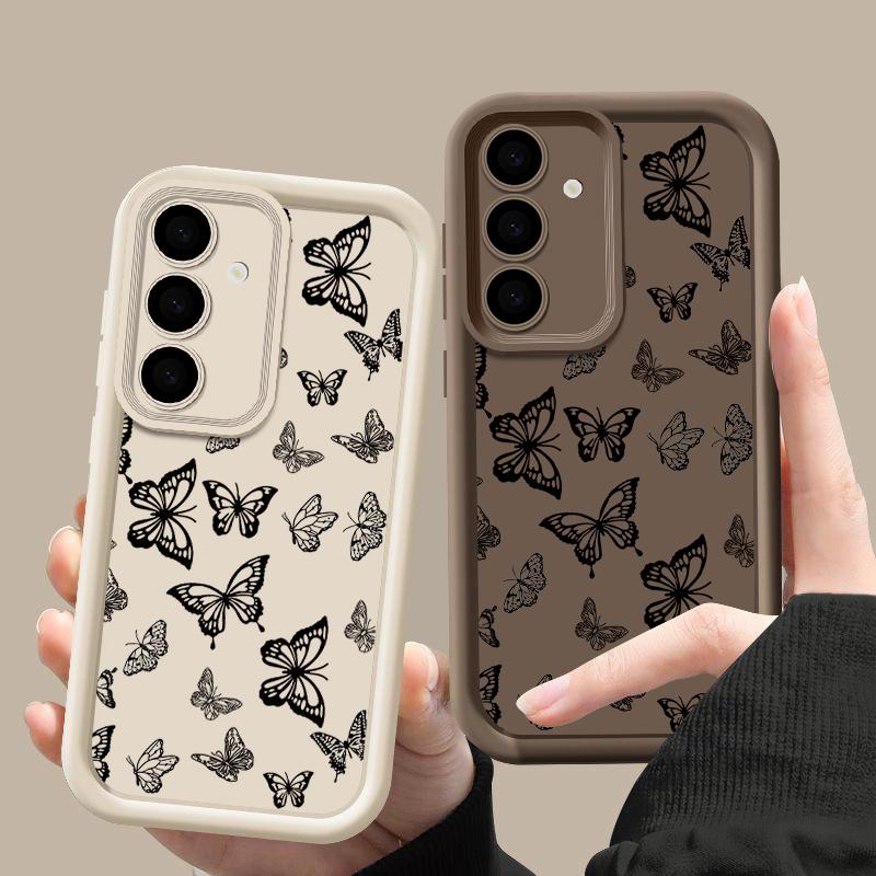 Черный мягкий чехол с рисунком бабочки для Samsung S24 Ultra S23 S22 S21 Plus S20 FE A55 A54 A53 A52 A35 A34 A15 A14, защитный противоударный чехол для телефона Samsung S24 чёрный
Черный мягкий чехол с рисунком бабочки для Samsung S24 Ultra S23 S22 S21 Plus S20 FE A55 A54 A53 A52 A35 A34 A15 A14, защитный противоударный чехол для телефона Samsung S24 чёрный