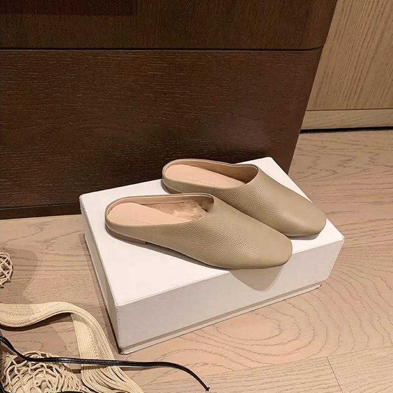 Soft to fried~ Imported Li pattern soft leather square head one pedal flat shoes Muller row slippers women s half drag 40
Soft to fried~ Imported Li pattern soft leather square head one pedal flat shoes Muller row slippers women s half drag 40